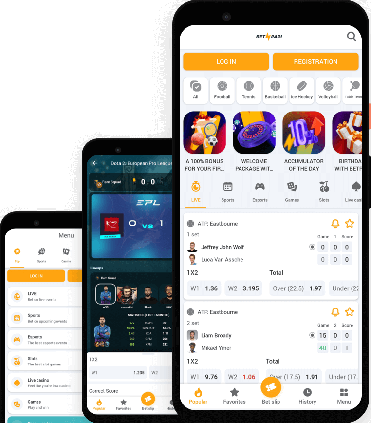 Betpari app download betpari mobile betpari apk android ios 